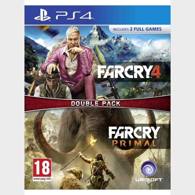 Far Cry 4 + Far Cry: Primal - Double Pack - Sony PlayStation 4 - Samlinger