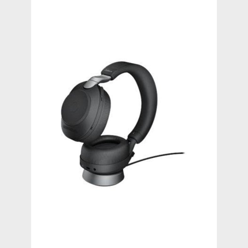 Jabra Evolve2 85 Link380a UC Stereo Stand Black