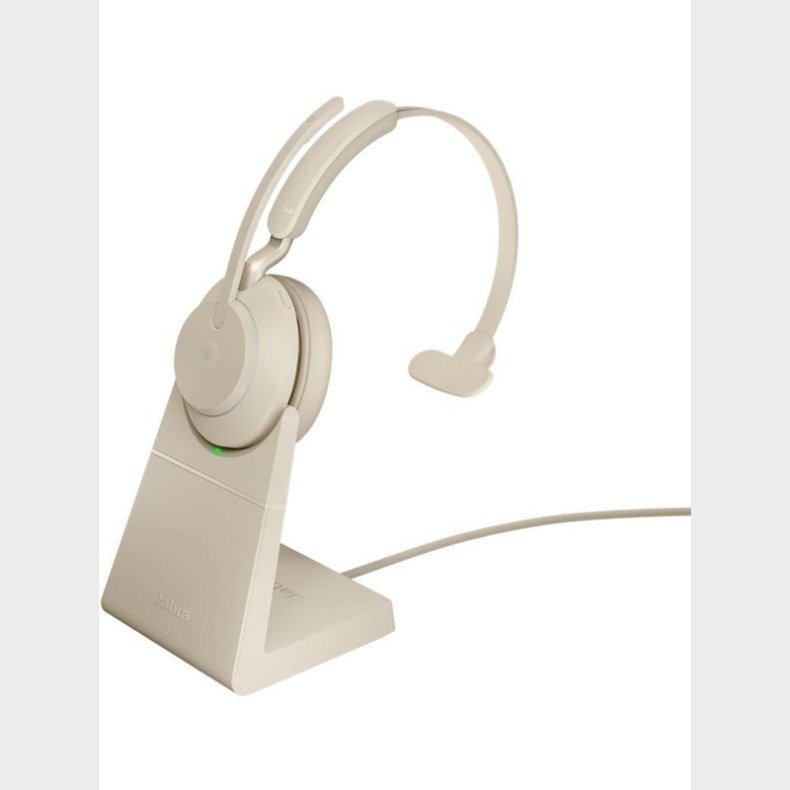 Jabra Evolve2 65 Link380a MS Mono Stand Beige