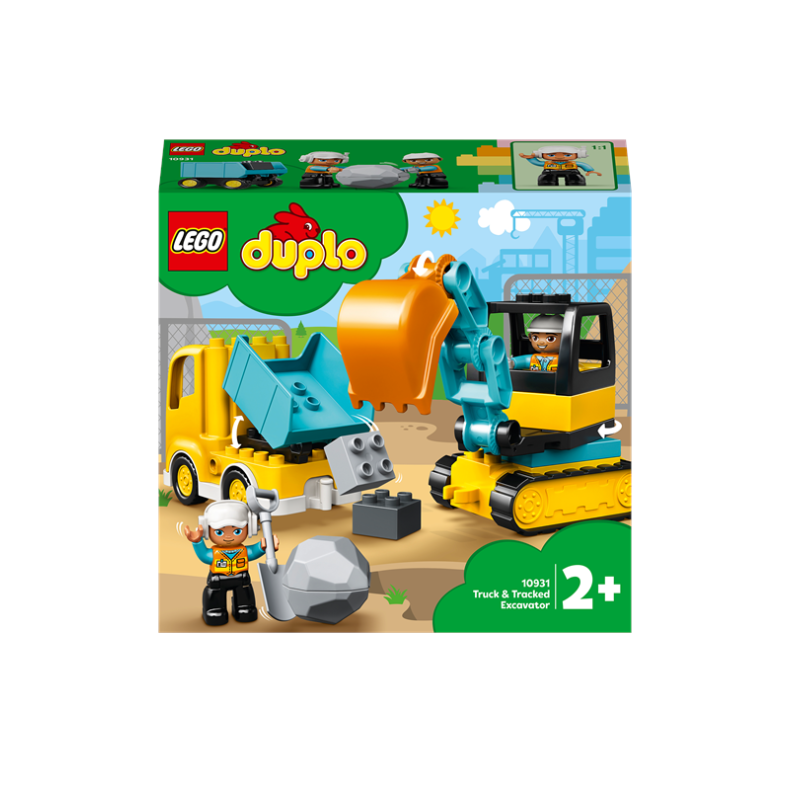 LEGO DUPLO 10931 Lastbil og gravemaskine p larvefdder