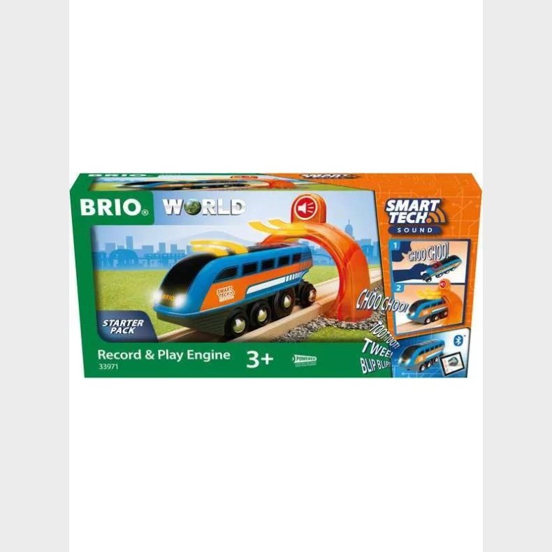 Brio 33971 Smart Tech Sound Lokomotiv med lydoptager