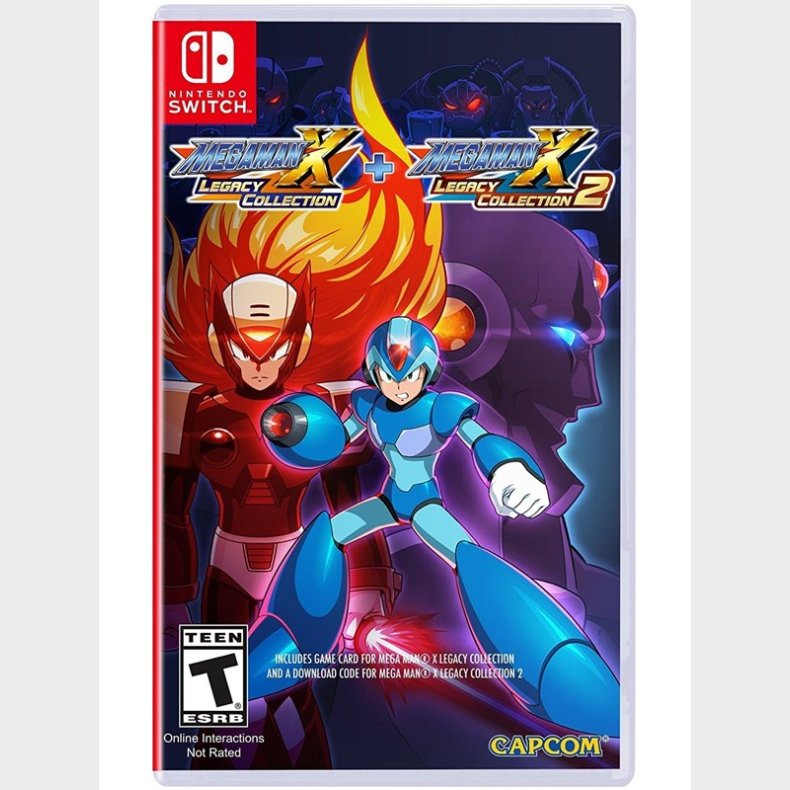 Mega Man X Legacy Collection 1 + 2 (NTSC) - Nintendo Switch - Platformer