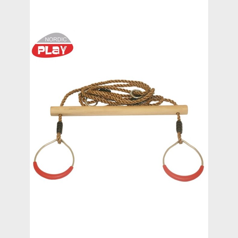 Nordic Play Trapezgynge i tr med ringe