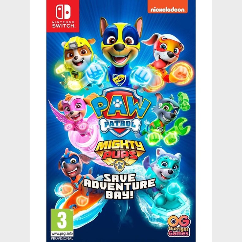 Paw Patrol: Mighty Pups Save Adventure Bay - Nintendo Switch - Action