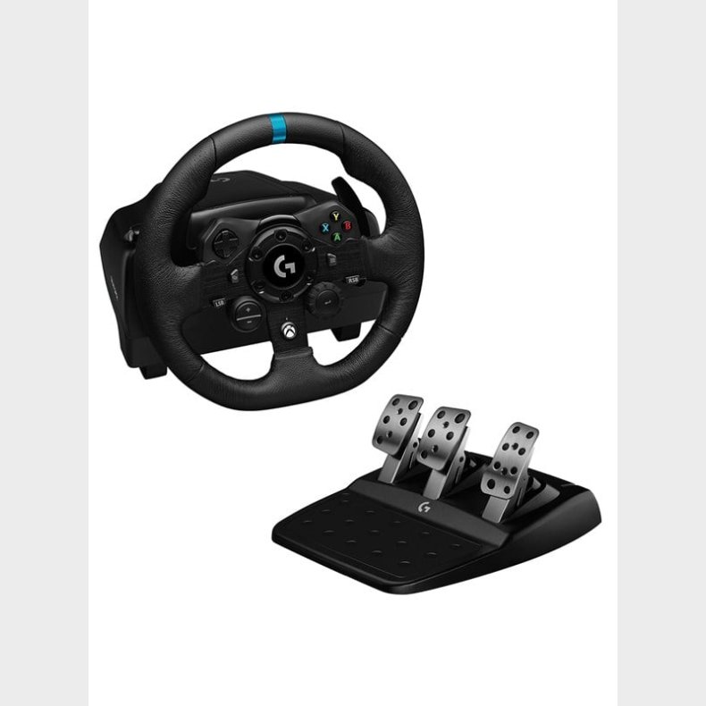 Logitech G923 TRUEFORCE Racing Wheel &amp; Pedals - Xbox One | Series S&X &amp; PC - Steering wheel &amp; Pedal set - Microsoft Xbox One