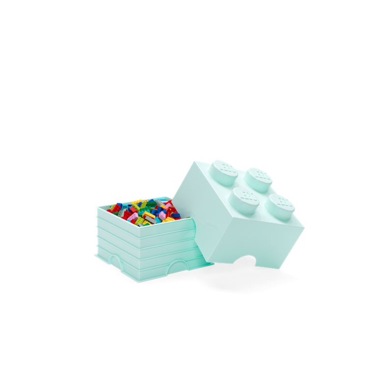 LEGO opbevaringskasse 4, aqua