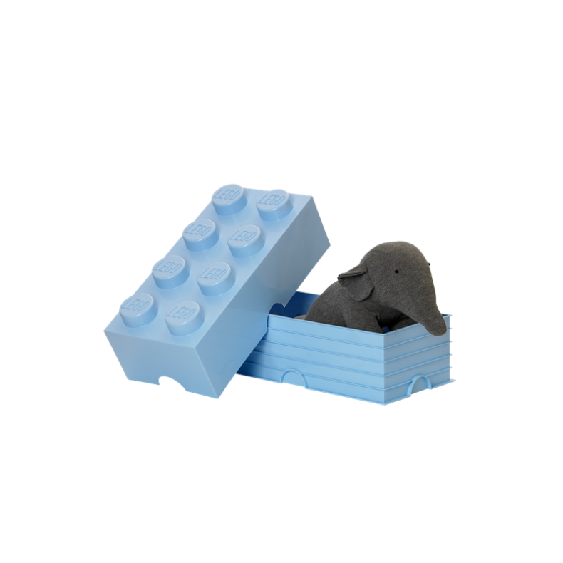 LEGO opbevaringskasse 8, lysebl