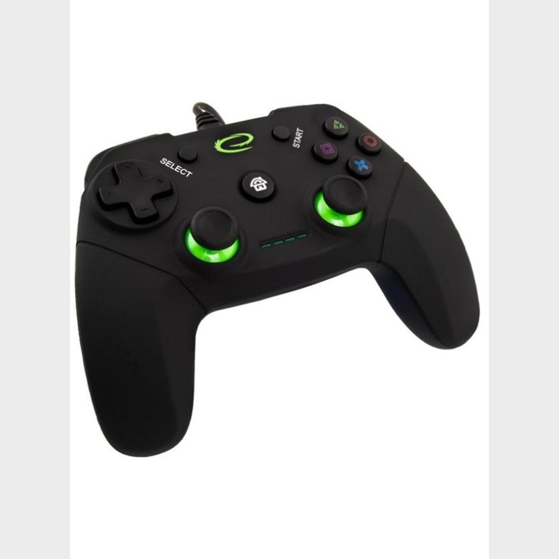 Esperanza Vanquisher - Black/Green - Controller - PC