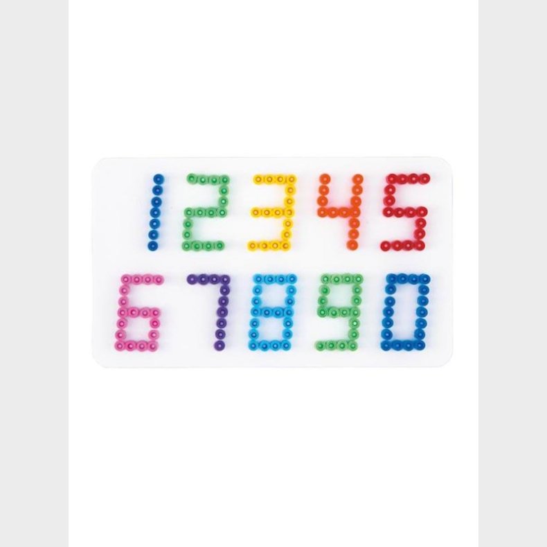 Hama Perler Perleplade-Numbers