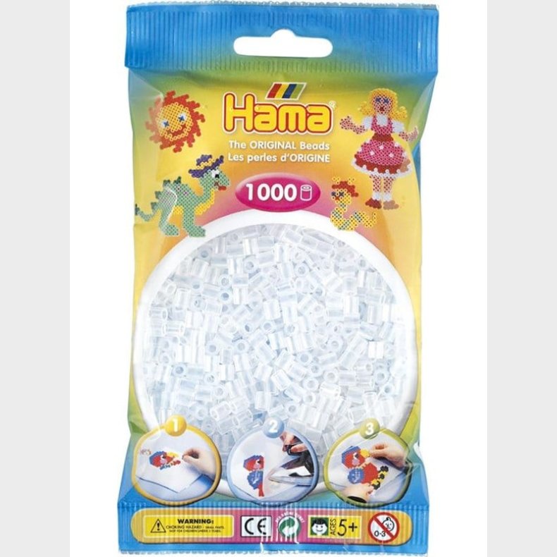 Hama Perler-transparent (019) 1000stk.