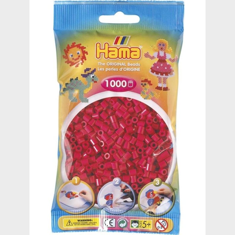 Hama Perler-hot rd (029) 1000stk.