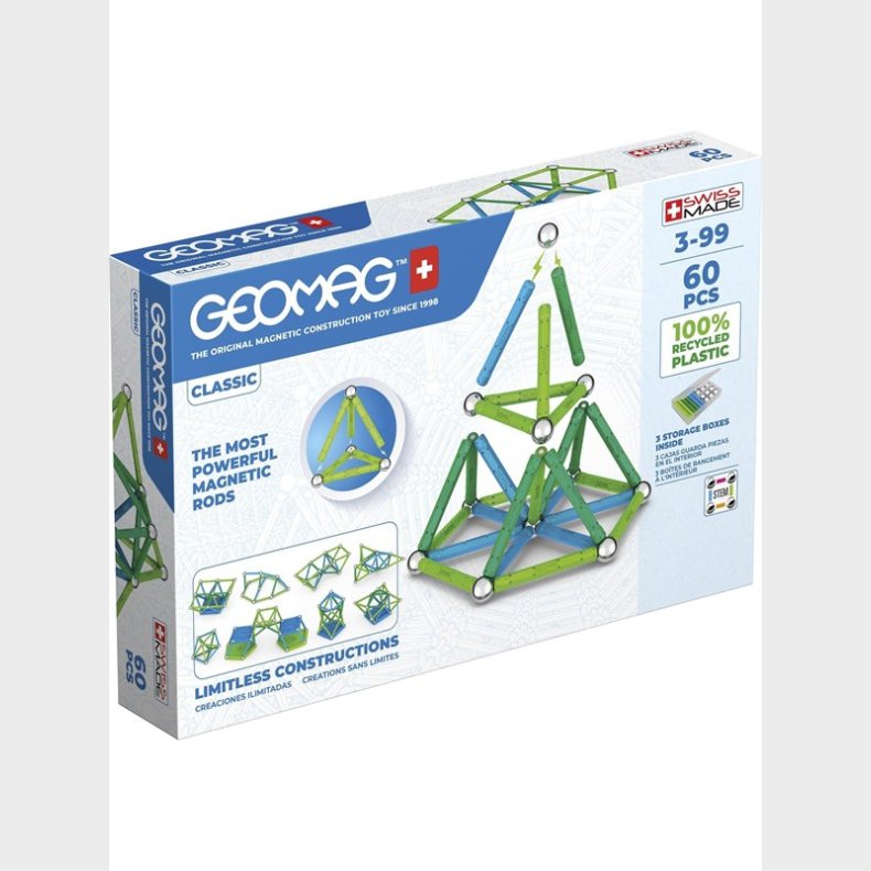 Geomag Classic Green 60 stk.