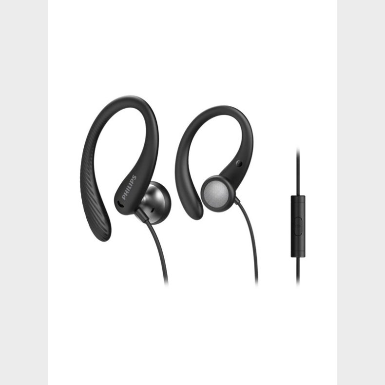 Philips  In-ear Sports Headphones with Mic. Black