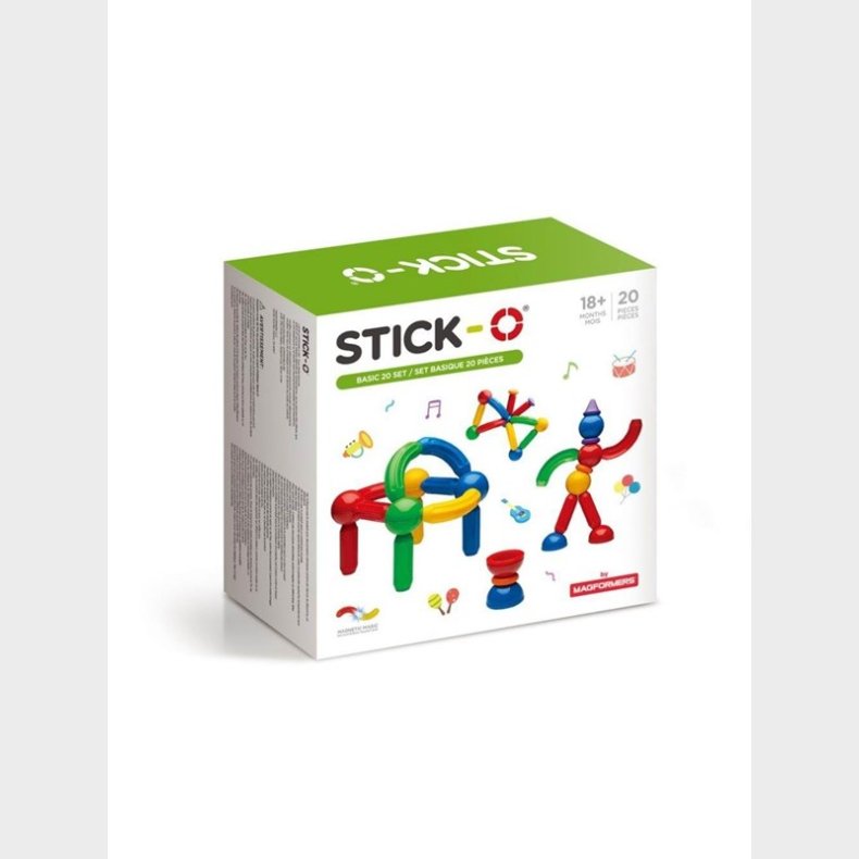 Magformers Stick-O Basic 20 Set