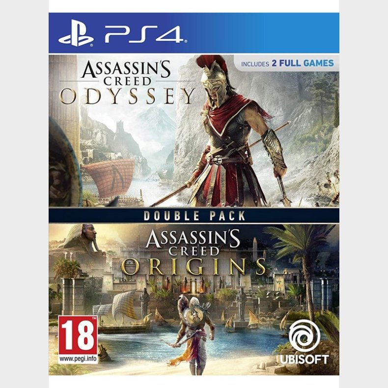 Assassin&apos;s Creed Odyssey + Origins (Double Pack) - Sony PlayStation 4 - Action/Adventure