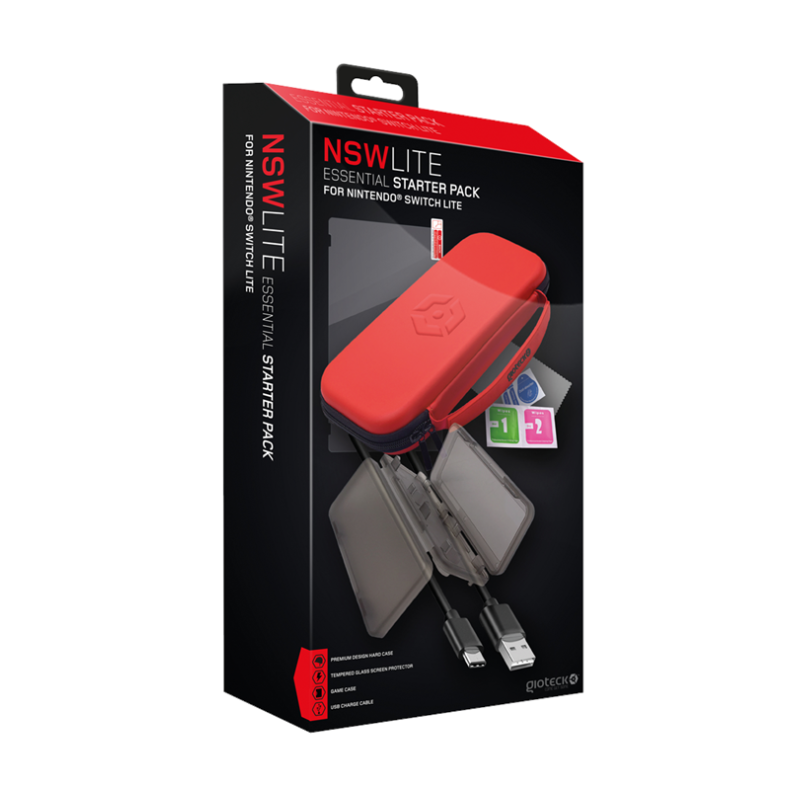 Gioteck Nintendo Switch Lite Essential Starter Pack - Accessories for game console - Nintendo Switch Lite