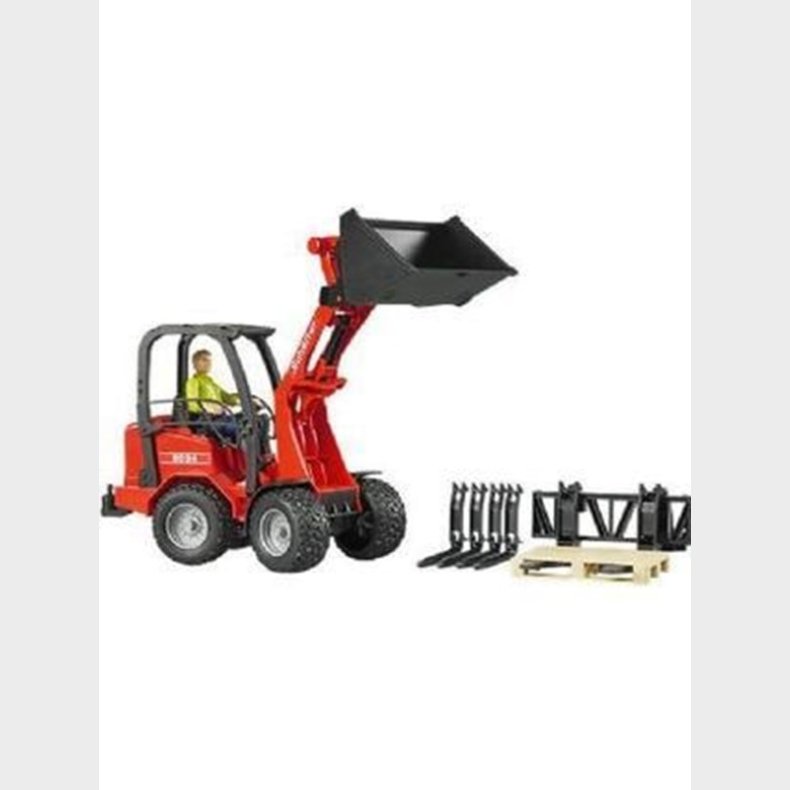 Bruder Sch&auml;ffer Compact loader 2630 with figure and accessories