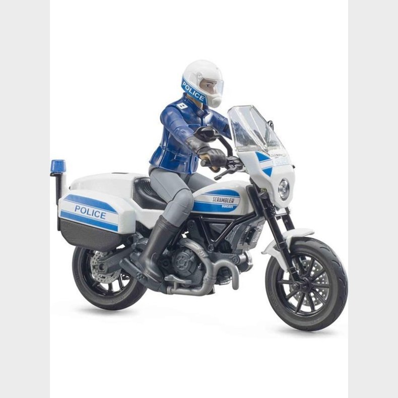 Bruder BWorld Scrambler Ducati Police Motorcycle