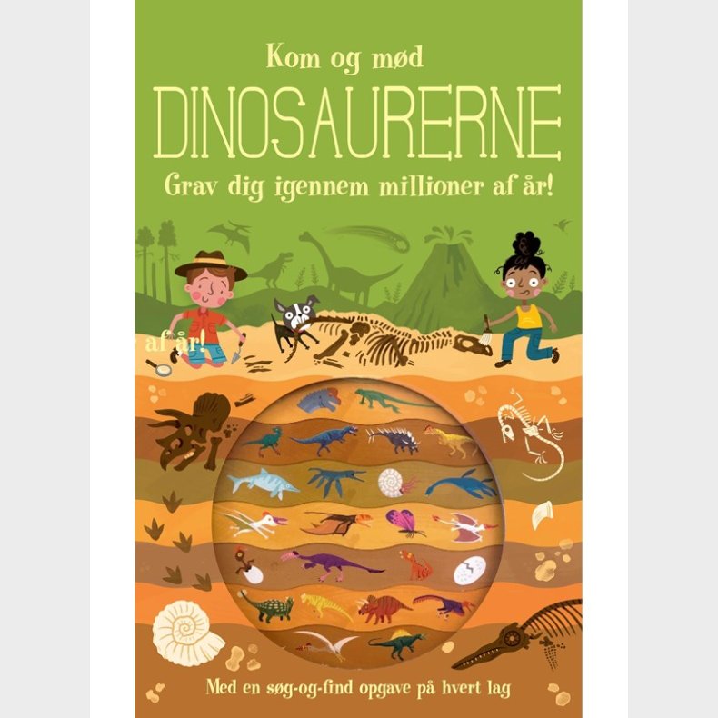 Kom med tilbage i tiden og md dinosaurerne - Brnebog - Board books