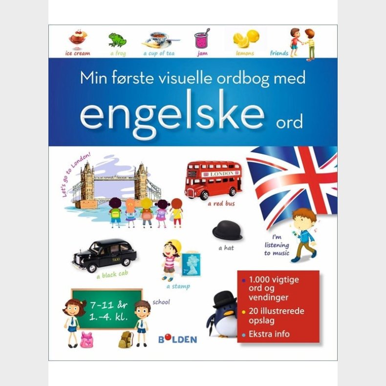 Min frste visuelle ordbog med engelske ord - Brnebog