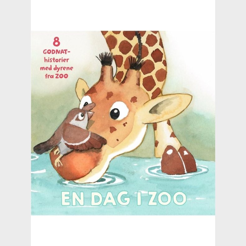 En dag i Zoo - 8 godnat-historier med dyrene fra Z - Brnebog - hardcover