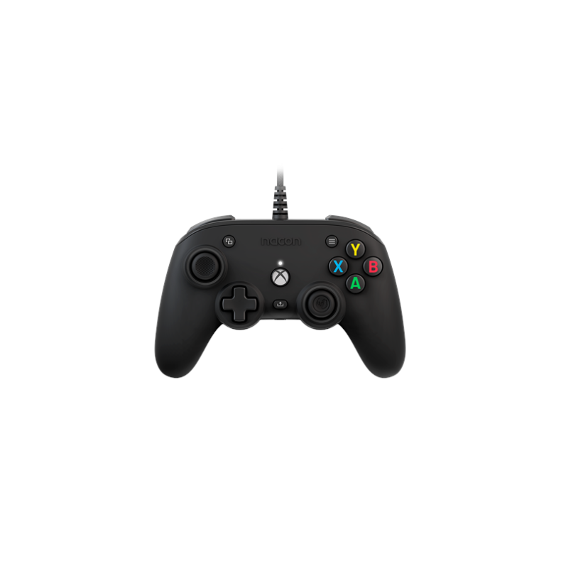 NACON Official Pro Compact Controller - Black - Controller - Microsoft Xbox One