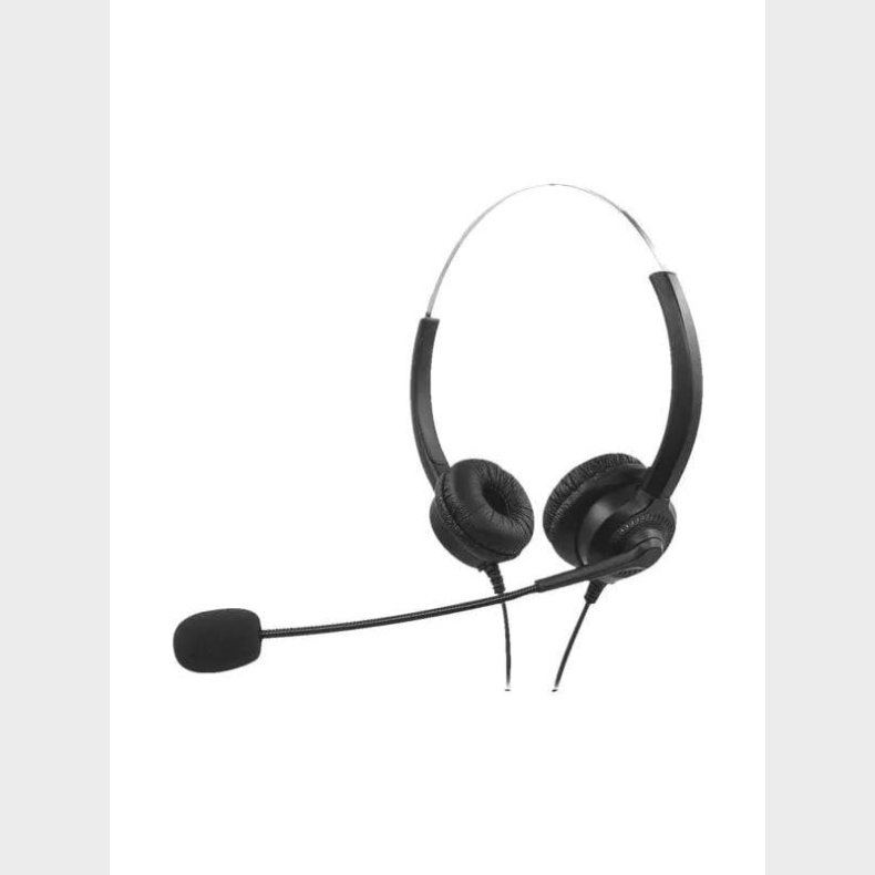 MediaRange Headset w/mic. Black