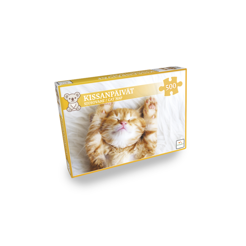 Lautapelit Nordic Quality Puslespil - Cat Nap (500 pieces)