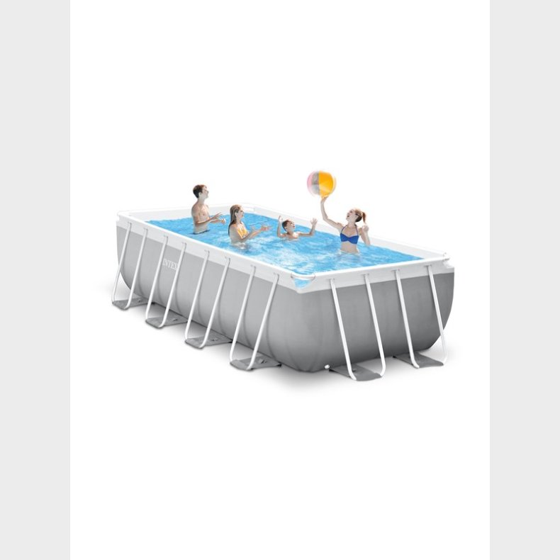 Intex Prism Frame Rektangulr Pool St, 10.874L, 488x244x107 cm