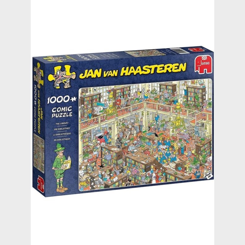 Jumbo Puslespil Jan van Haasteren - The Library (1000 piece