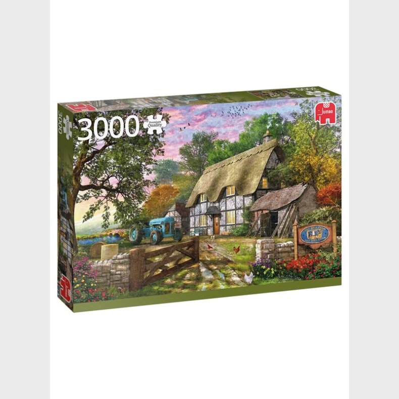 Jumbo Puslespil - The Farmer&apos;s Cottage (3000 pieces)