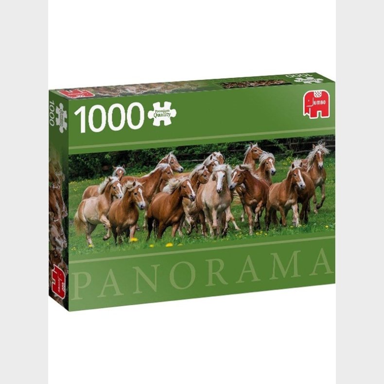 Jumbo Puslespil - Haflinger Horses (1000 pieces)