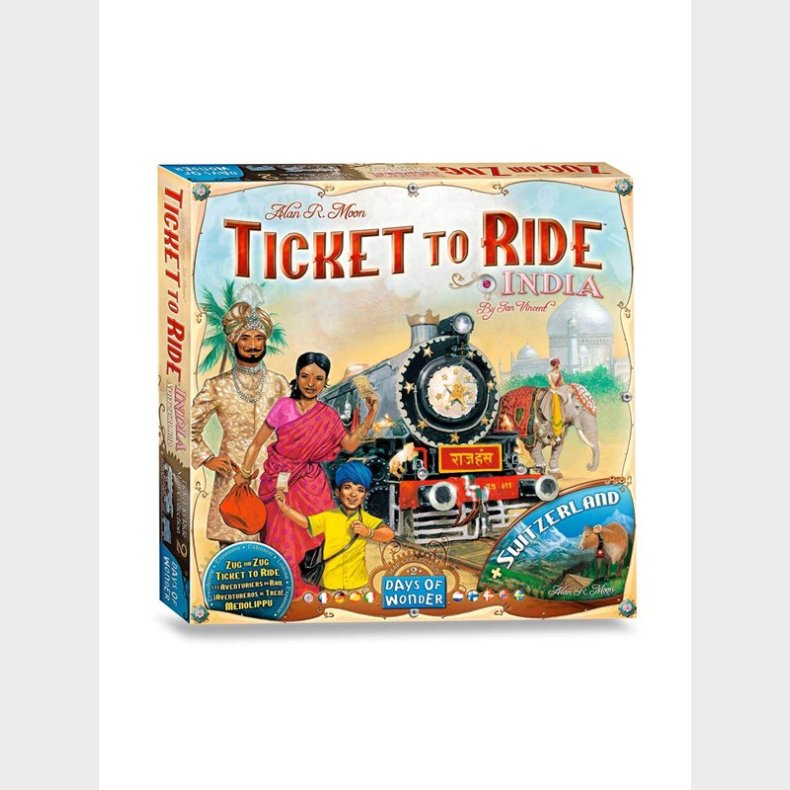 Days of Wonder Ticket to Ride: India Map Collection Expansion