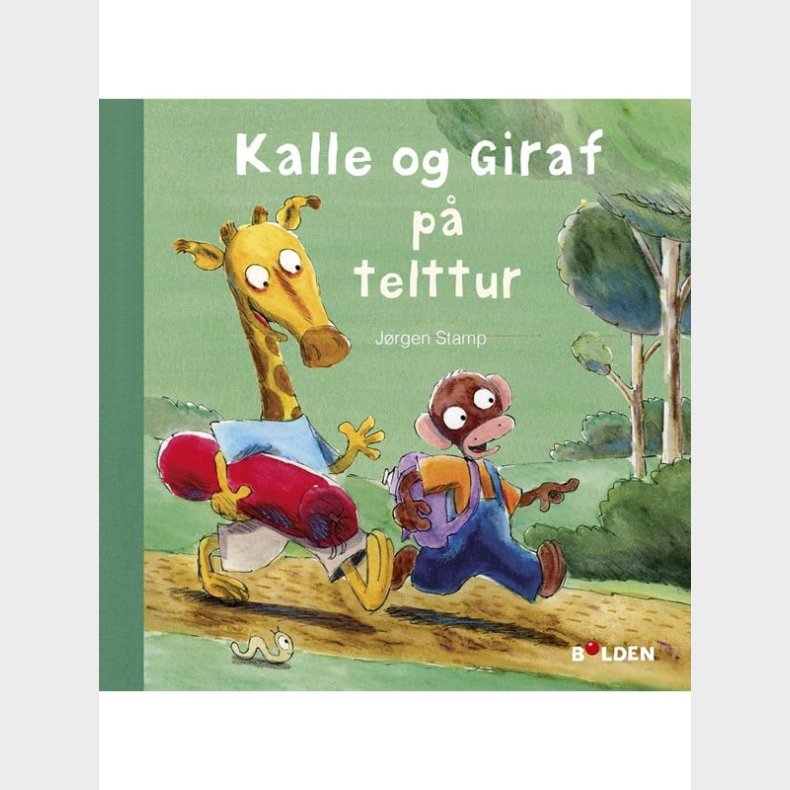 Kalle og Giraf p telttur - Brnebog - hardback