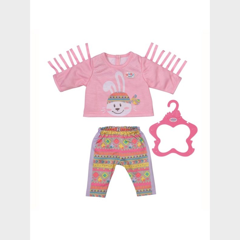 Baby Born Trendy Outfit med Kaninmotiv 43 cm