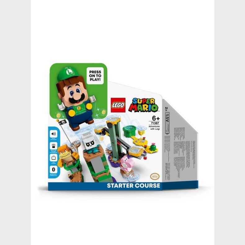 LEGO Super Mario 71387 Eventyr med Luigi - startbane