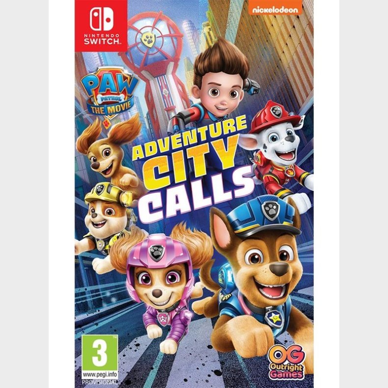 PAW Patrol The Movie: Adventure City Calls - Nintendo Switch - Platformer