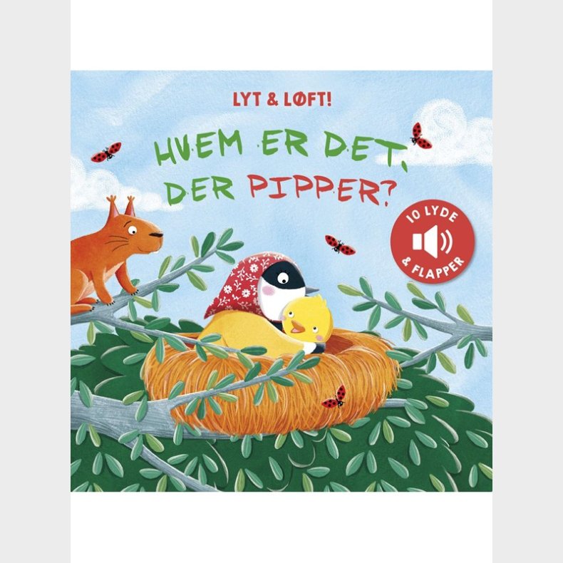 Hvem er det der pipper? - Brnebog - Board books