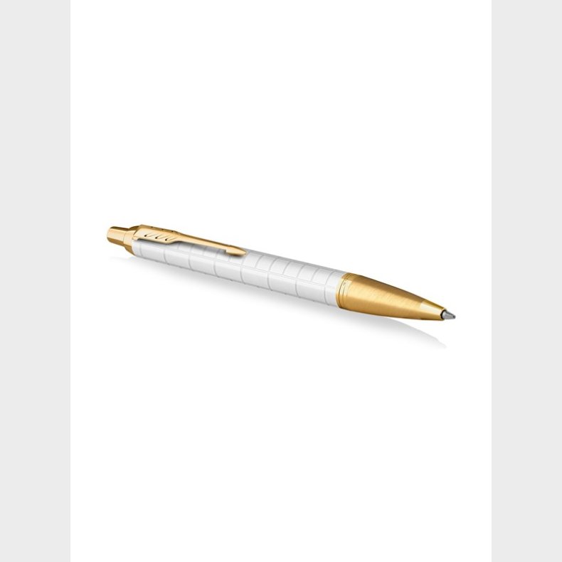 Parker IM premium perle med detaljer i guld, kuglepen