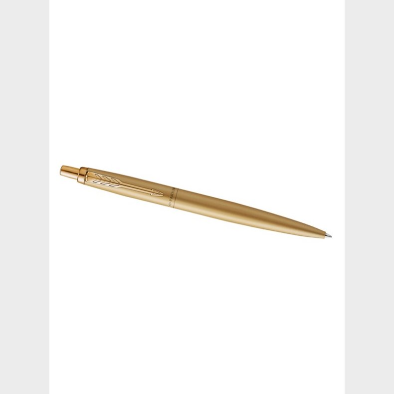 Parker Jotter XL-kuglepen | monokrom mat guld | medium spids | bl blk | gaveske