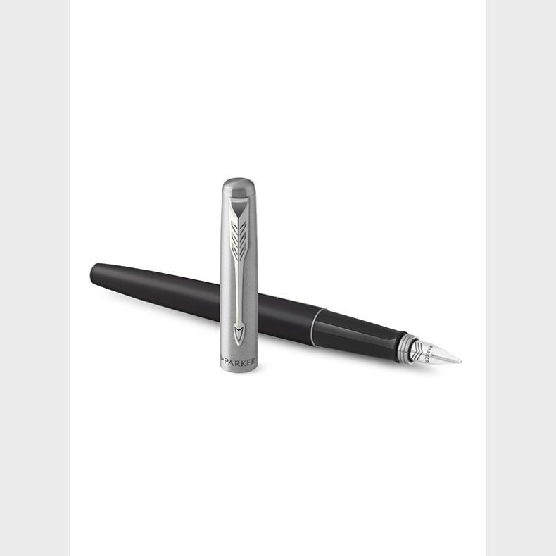 Parker Jotter-fyldepen | Bond Street-sort | medium spids bl blk | gaveske