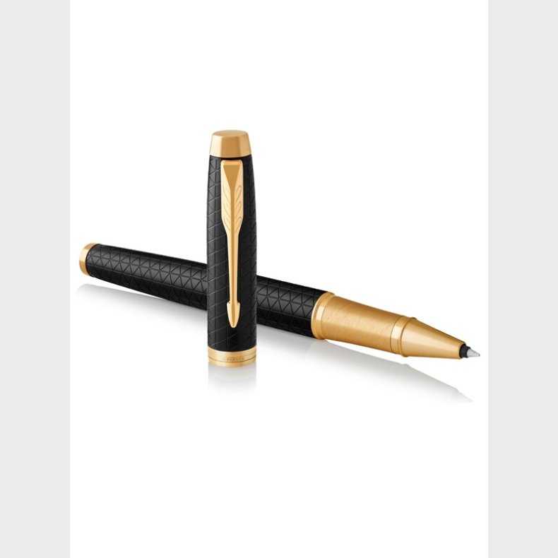 Parker IM-rullepen | premium-sort | fin spids med sort blk | gaveske