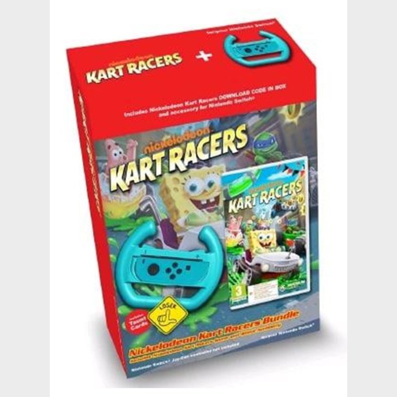 Nickelodeon Kart Racers - Wheel Bundle (Code in a Box) - Nintendo Switch - Racing