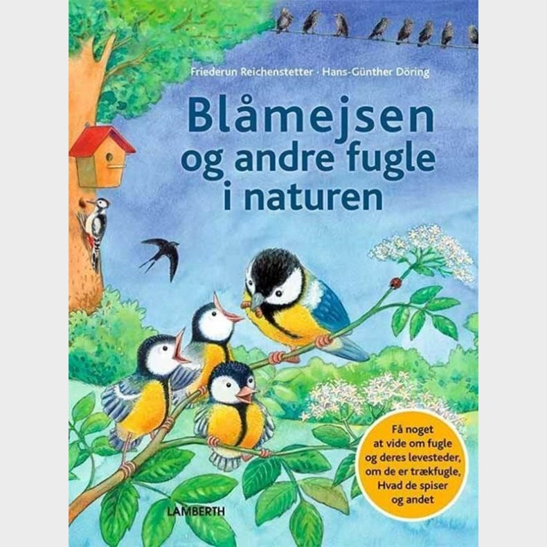 Blmejsen og andre fugle i naturen - Brnebog - hardcover