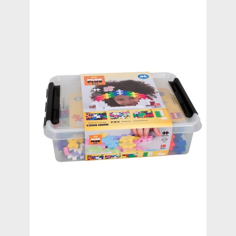 Plus-Plus BIG Storage Box Mix / 200 pcs