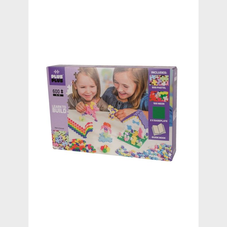 Plus-Plus Pastel Learn to Build / 600 pcs