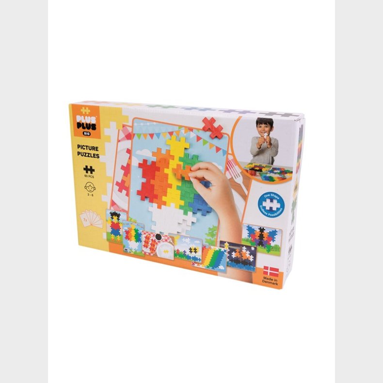 Plus-Plus BIG Picture Puzzel Basic / 60 pcs