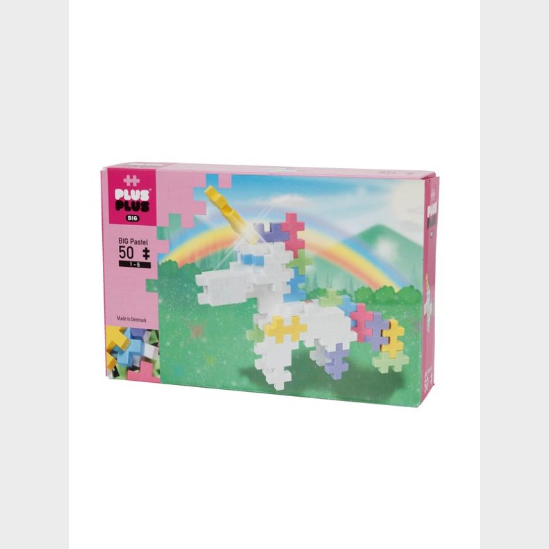 Plus-Plus BIG Pastel Unicorn / 50 pcs