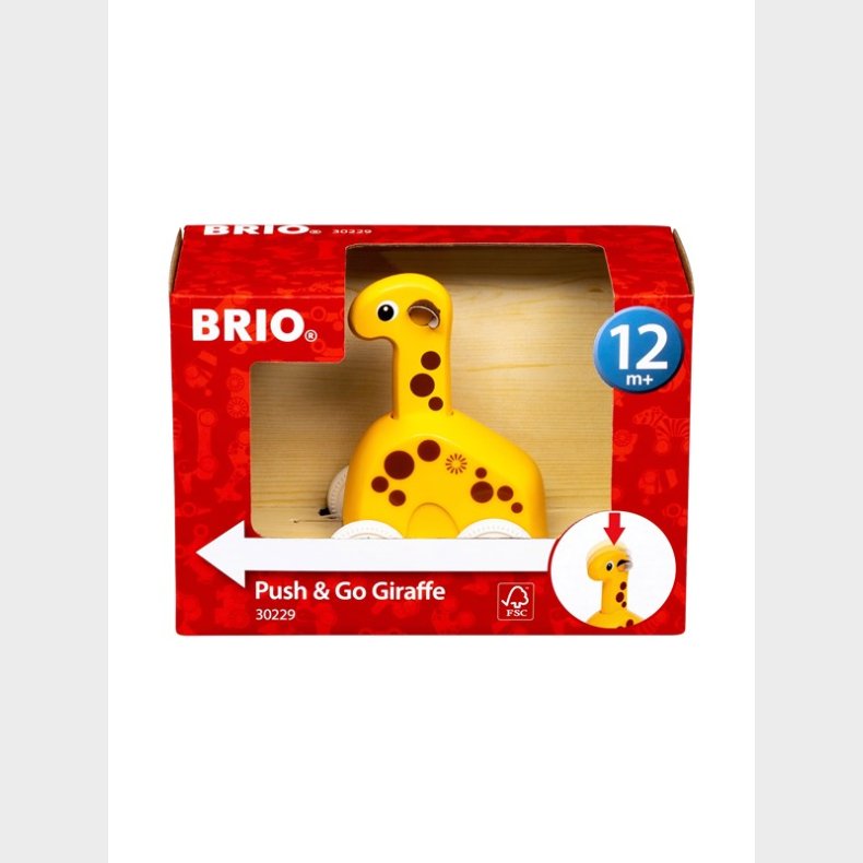 Brio Push &amp; Go Giraf