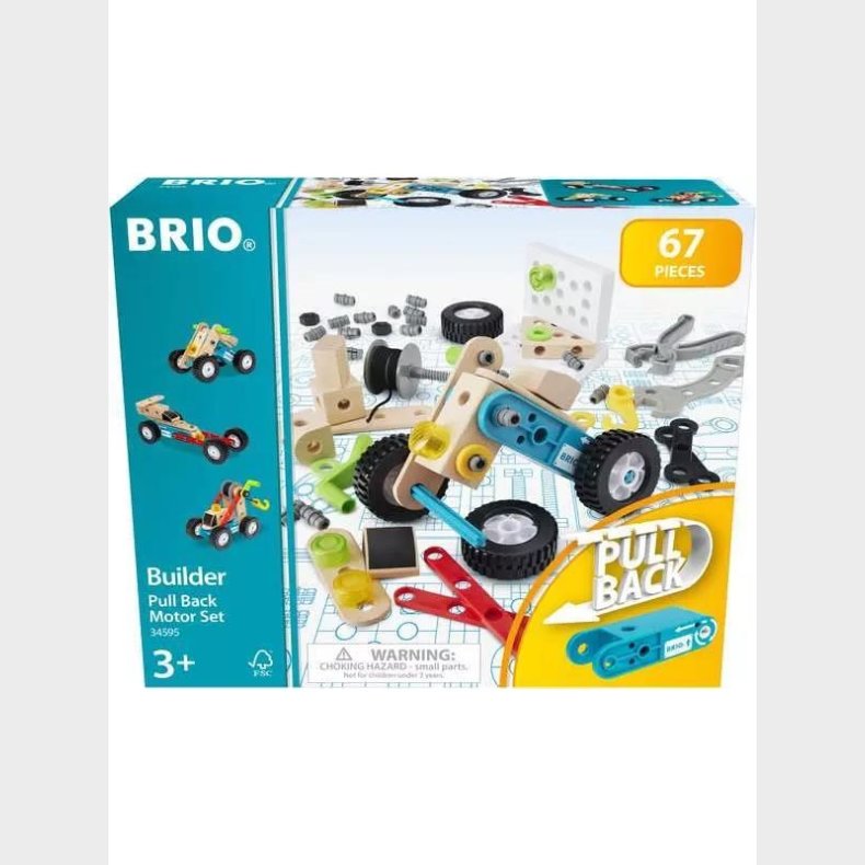 Brio 34595 Builder Pull back-motorst